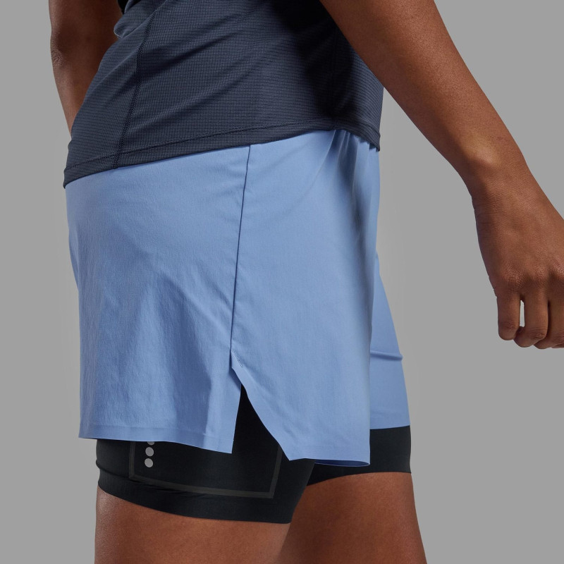 FEM JETSTREAM 6" SHORTS-CORNFLOWER-UK6/XXS dámské kraťasy modré