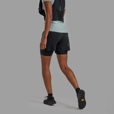 FEM JETSTREAM 6" SHORTS-BLACK-UK8/XS dámské kraťasy černé