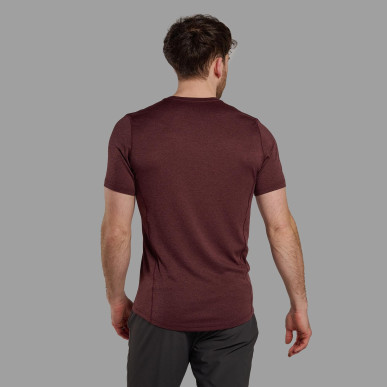 DART T-SHIRT-DARK GARNET-XXL pánské triko hnědofialové