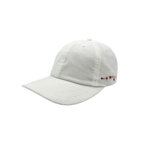 FLOWER-WHITE-kšiltovka bílá