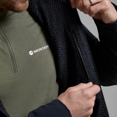 KHAMSIN HOODIE-BLACK-XXL pánská bunda černá