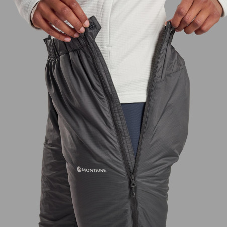 FEM FORTES LITE PANTS-MIDNIGHT GREY-UK8/XS dámské kalhoty tmavě šedé