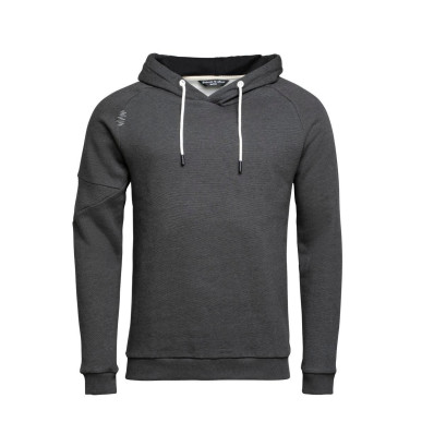 HELSINKI-BLACK-XL pánská mikina s kapucí černá