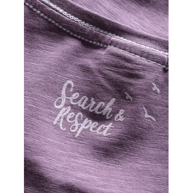 GANDIA MOUNTAINBIKE FLOWERS-DARK VIOLET-44 dámské tričko tmavě fialové