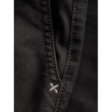 ALMSPITZ-DENIM BLACK-36 dámské kraťasy černé