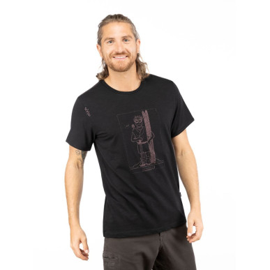 HOMO MONS SPORTIVUS-BLACK-XXL pánské tričko černé