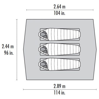 THRU-HIKER 70 WING přístřešek pro 1-3 osoby