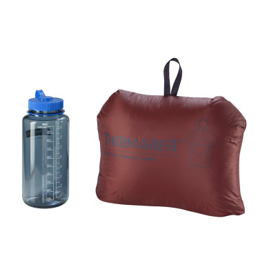 HONCHO PONCHO DOWN Burgundy péřové pončo vínové