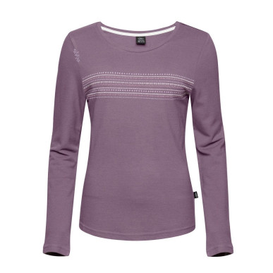 DALMATIEN ORNAMENT-DARK VIOLET-36 dámské tričko s dlouhým rukávem tmavě fialové