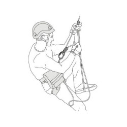 EXO EASHOOK OPEN 15M záchranářský systém ČERNÝ