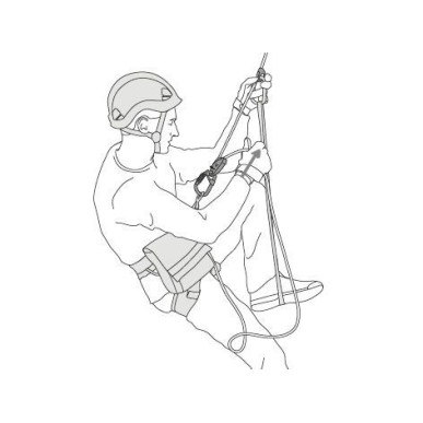 EXO EASHOOK OPEN 15M záchranářský systém ČERNÝ