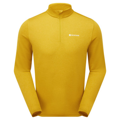DART ZIP NECK-GINKGO GOLD-XXL pánské triko dlouhý ruk. žluté