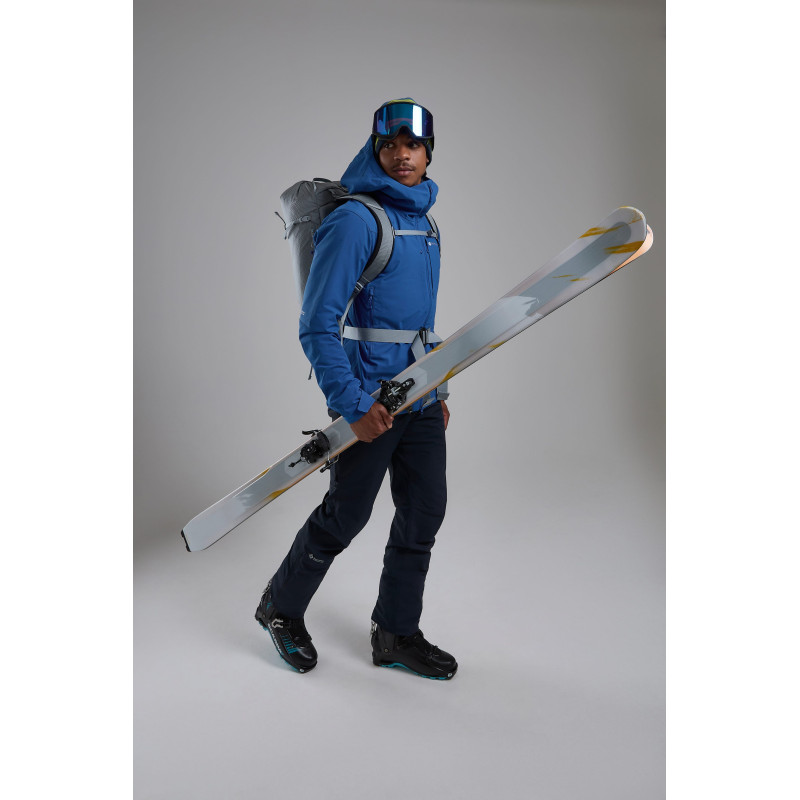 NORDES HOODIE-NEPTUNE BLUE-XXL pánská bunda modrá