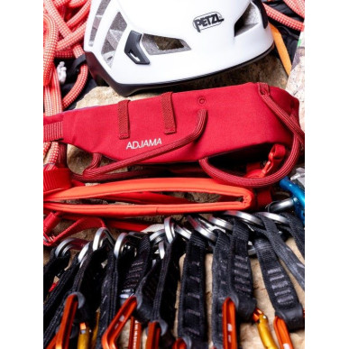 ADJAMA S DARK RED pánský sedací úvazek tmavě červený