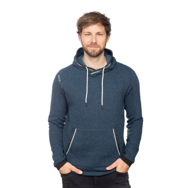 ALICANTE LOGO 2.0-DARK BLUE-XL pánská mikina s kapucí tmavě modrá