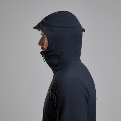 KHAMSIN HOODIE-BLACK-L pánská bunda černá