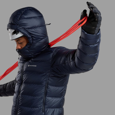 KAMEN HOODIE-ECLIPSE BLUE-M pánská bunda modrá