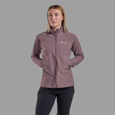 FEM TENACITY NANO JACKET-MOONSCAPE-UK10/S dámská bunda šedofialová