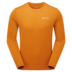 DART LONG SLEEVE T-SHIRT-AMBER-XS pánské triko dlouhý ruk. oranžové