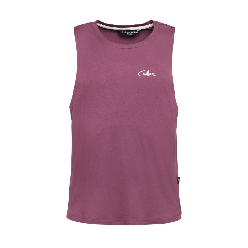 VILS SPOTTER-DARK BORDEAUX-L pánské tílko tmavě vínové