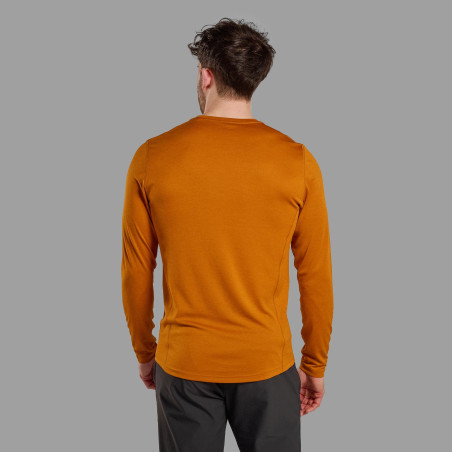 DART LONG SLEEVE T-SHIRT-AMBER-L pánské triko dlouhý ruk. oranžové