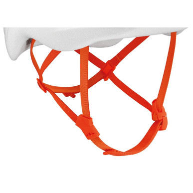 SIROCCO ML WHITE horol. přilba bílooranžová