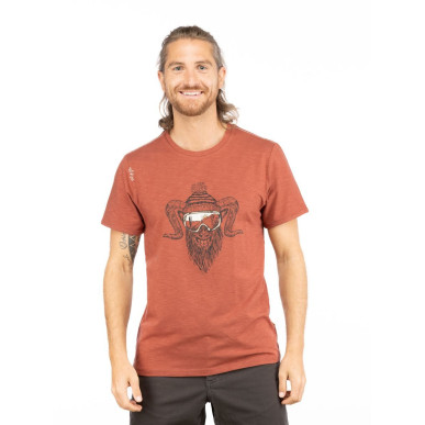 ROCK HERO WINTER-BRICK-XL pánské tričko cihlové