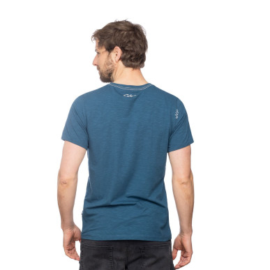 FRENCH MOUNTAINEER-DARK BLUE-M pánské tričko tmavě modré