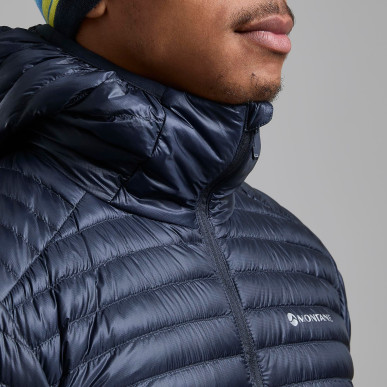 ALPINE 850 NANO HOODIE-ECLIPSE BLUE-M pánská bunda modrá