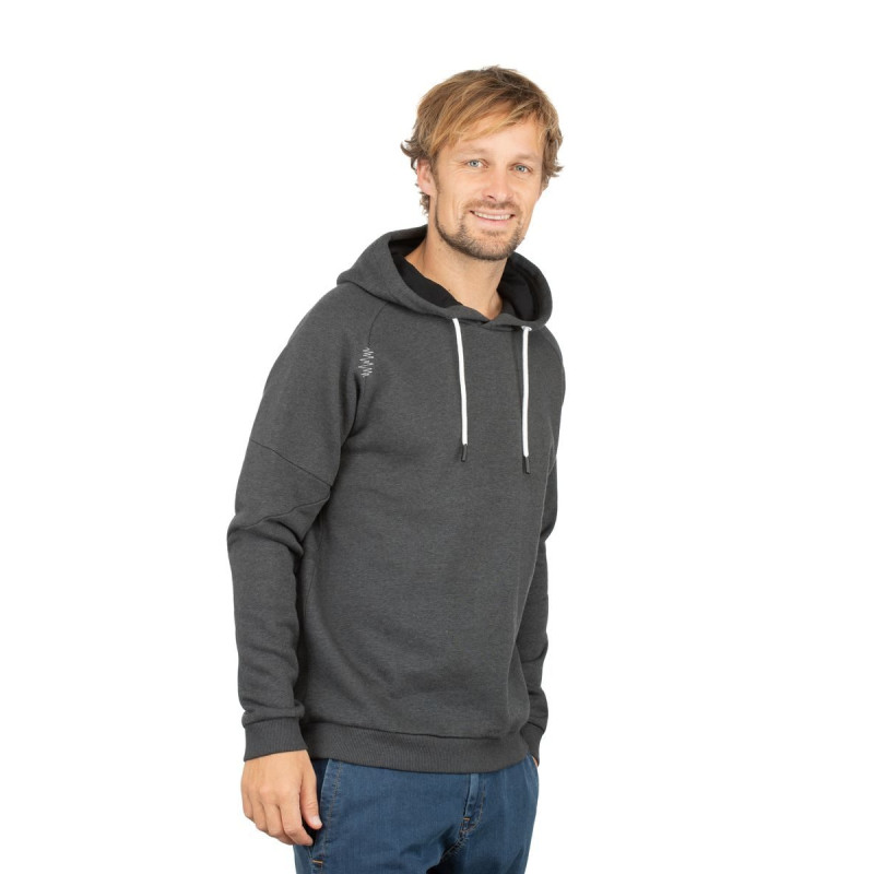 HELSINKI-BLACK-XXS pánská mikina s kapucí černá