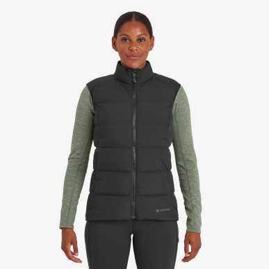 FEM TUNDRA GILET-BLACK-UK12/M dámská vesta černá