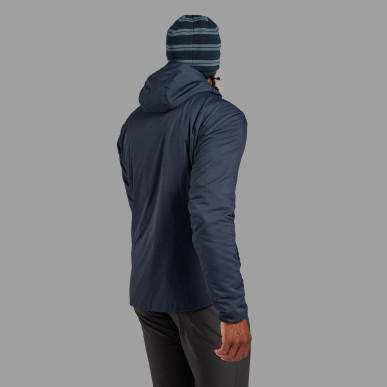SIROCCO HOODIE-ECLIPSE BLUE-S pánská bunda modrá