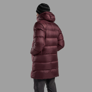 POLARON XT HOODIE-DARK GARNET-L pánská bunda hnědofialová