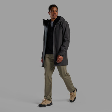 SPIRIT LONG JKT-MIDNIGHT GREY-XXL pánská bunda tmavě šedá