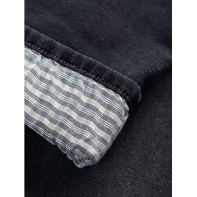 WORKING 2.0-DENIM BLACK-34 dámské kalhoty černé denim