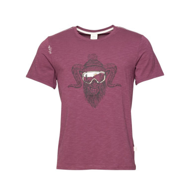 ROCK HERO WINTER-DARK BORDEAUX-XS pánské tričko tmavě vínové