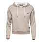 JUIFEN-BEIGE-38 dámská mikina s kapucí béžová