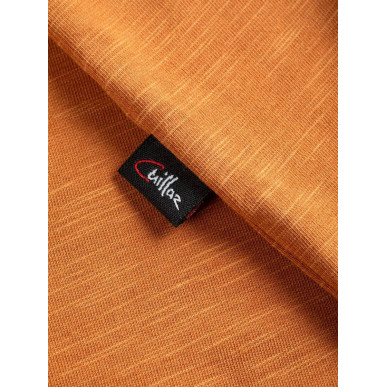 TYROLEAN TRIP-ORANGE BROWN-L pánské tričko oranžovo hnědé