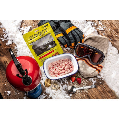 RICE PUDDING WITH STRAWBERRY Rýžový nákyp s jahodami 90g/401kcal