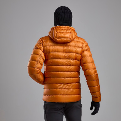 ALPINE 850 LITE HOODIE-FLAME ORANGE-M pánská bunda žlutooranžová