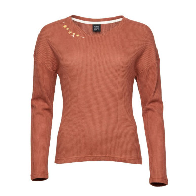 LIMBARA-BRICK-32 dámské tričko s dlouhým rukávem cihlové