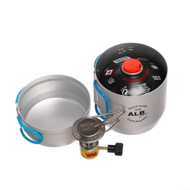 MATTERHORN ČESKÁ SADA nádobí pro 1 osobu, hliník elox