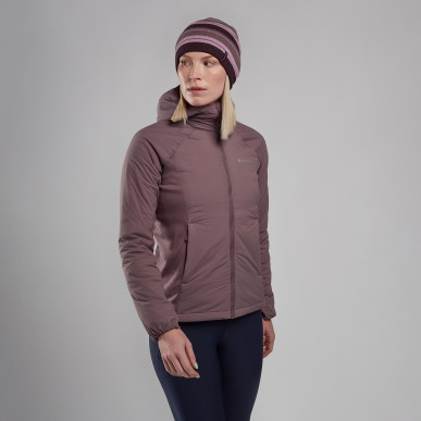 FEM FIREBALL LITE HOODIE-MOONSCAPE-UK10/S dámská bunda šedofialová