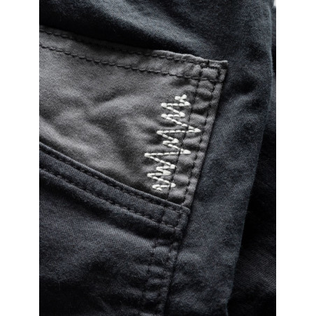 CÉÜSE-DARK GREY-S pánské kalhoty tmavě šedé