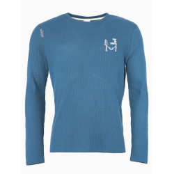 CUENCA-DARK BLUE-XXS pánské tričko s dlouhým rukávem tmavě modré