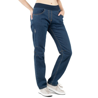 DAONE-DENIM DARK BLUE-44 dámské kalhoty tmavě modré denim