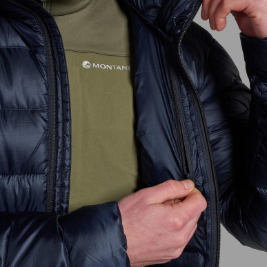 ANTI-FREEZE XT HOODIE-ECLIPSE BLUE-M pánská bunda modrá