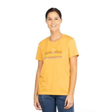 ISEO TIME TO CHILL-OCHRE-38 dámské tričko okrové