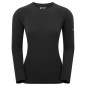 FEM MALLI LONG SLEEVE T SHIRT-BLACK-UK16/XL dámské triko černé