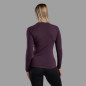 FEM MALLI LONG SLEEVE T SHIRT-MULBERRY-UK8/XS dámské triko hnědofialové